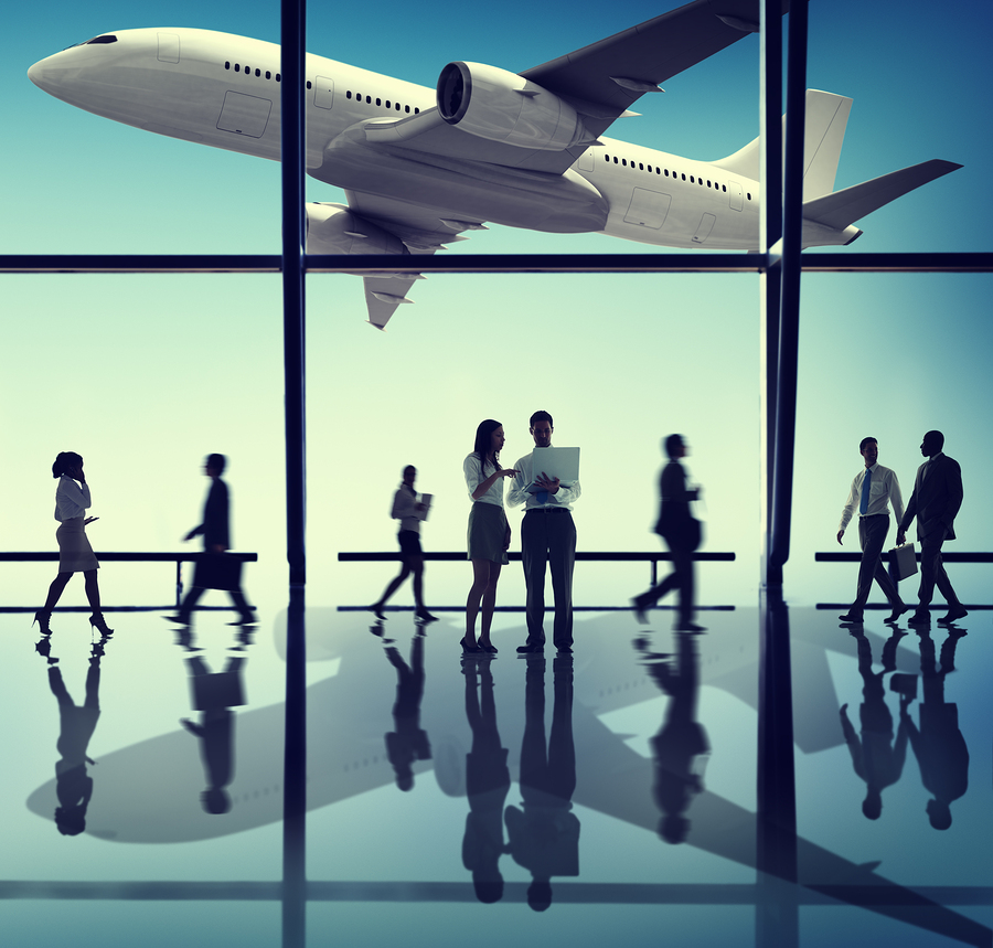 Business People Corporate Airport